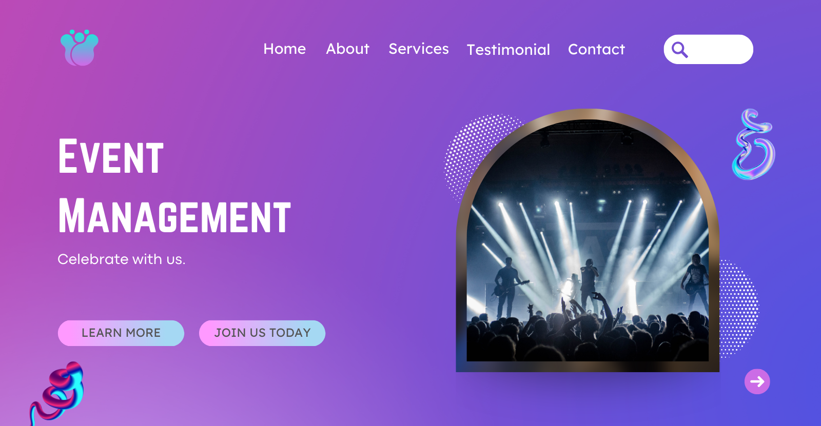 Event Management Website